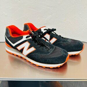 New Balance 574 Shoes Black Orange ML574CPE